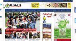 Desktop Screenshot of delhiuniversitynews.com