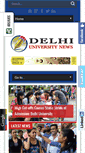 Mobile Screenshot of delhiuniversitynews.com